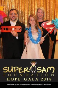 JKP photo booth at the super sam foundation gala