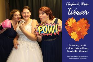 JKP photo booth at weaver wedding